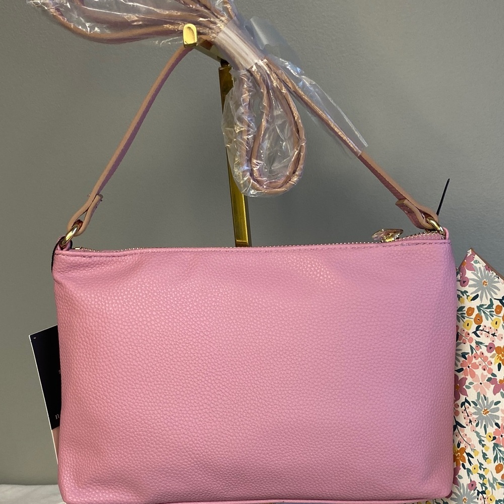 Nanette Lepore Ayanna Crossbody Bag & Pouch – Bedrose Cottage Floral – NWT - Picture 5 of 9